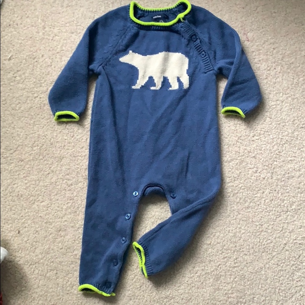 VGUC Baby Gap knit romper